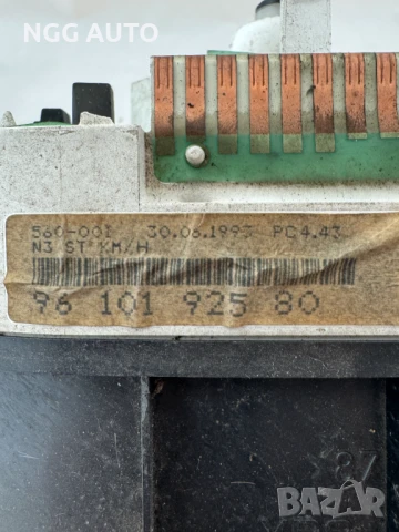 Табло Километраж за Peugeot 306 (7A, 7C, N3, N5) 1.6 96 101 925 80, 9610192580, снимка 5 - Части - 51392223