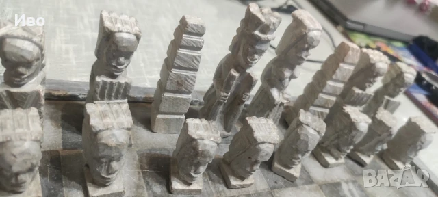 шах от дялан камък, снимка 3 - Антикварни и старинни предмети - 50716826