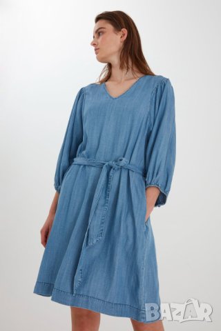 Нова B.YOUNG Dress Дамска Дънкова Рокля Размер М, снимка 8 - Рокли - 40460375