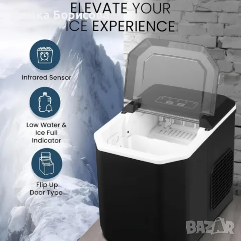 Ледогенератор Voltz, – Компактна и мощна машина за свеж лед у дома, снимка 4 - Други - 49832131