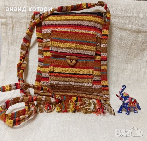 Малки чанти тъкани с ресни- 1 - 9 , снимка 7 - Чанти - 38377671