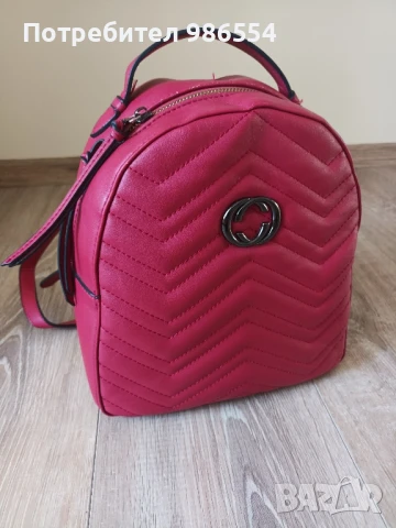 Червена дамска раница, снимка 1