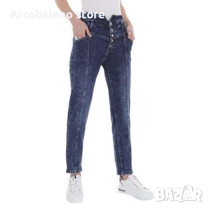 Дамски дънки с висока талия, 2цвята , снимка 2 - Дънки - 38341253