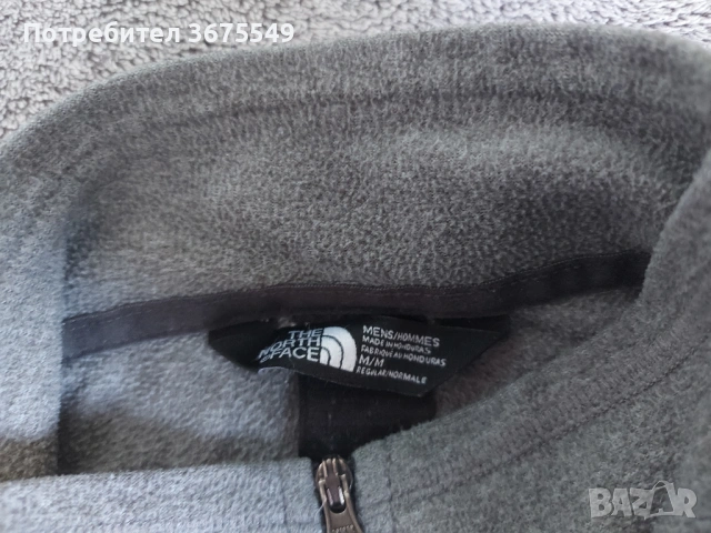 Мъжко тънък полар The North Face 1/4 zip fleece - размер M, снимка 5 - Спортни дрехи, екипи - 54179253