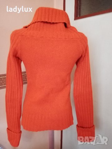 TexTon, Вълнена Блуза с Голяма Шал Яка, Размер S. Код 1493, снимка 11 - Блузи с дълъг ръкав и пуловери - 35527222