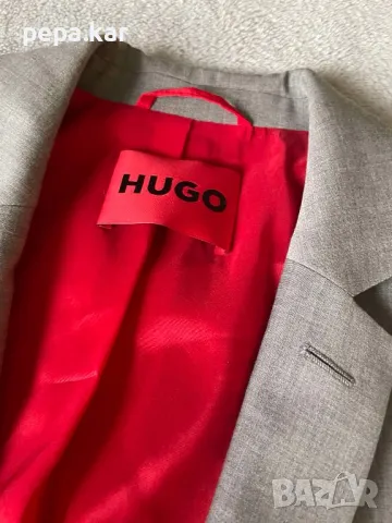 Мъжки костюм HUGO, размер 46. нов Промоция до Коледа , снимка 5 - Костюми - 48834366