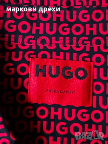 Hugo Boss Hugo shirt slim fit XL, снимка 7 - Ризи - 52755269