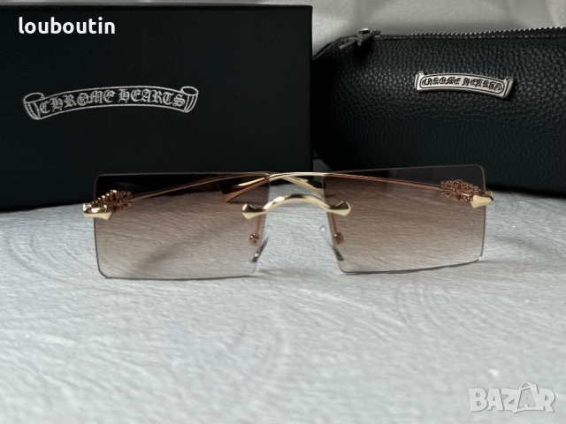 CHROME HEARTS  мъжки слънчеви очила , снимка 10 - Слънчеви и диоптрични очила - 44683910