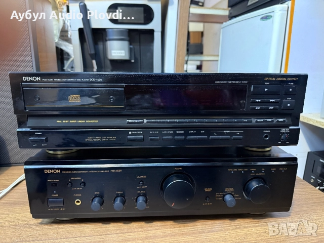 Denon PMA-655R Усилвател и Denon DCD-1420 CD Player , снимка 3 - Ресийвъри, усилватели, смесителни пултове - 52432042