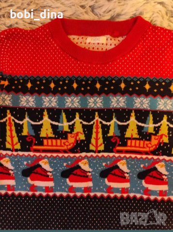 Коледни плетени туники/рокли на Next, снимка 6 - Детски Блузи и туники - 39082472