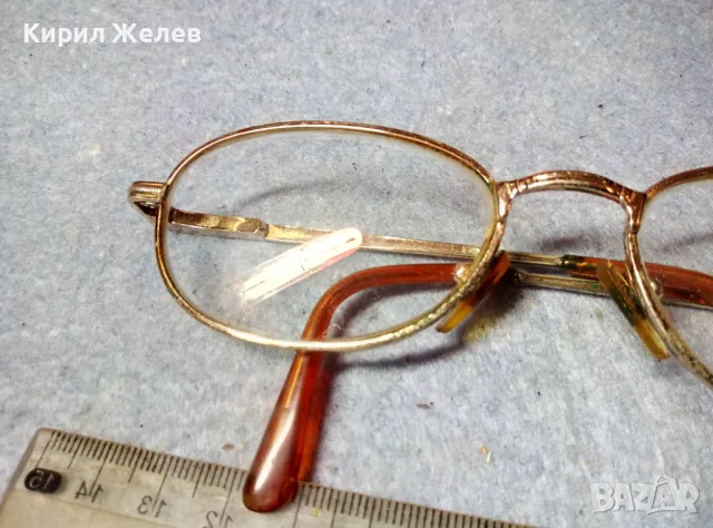 СТАРИ ДИОПТРИЧНИ ОЧИЛА ВИНТИДЖ МОДЕЛ с ПОЗЛАТЕНА РАМКА 47786, снимка 2 - Слънчеви и диоптрични очила - 47528569