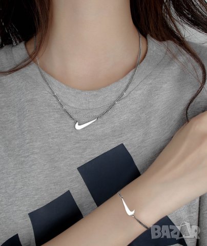 Сребърно колие /Nike/, снимка 2 - Колиета, медальони, синджири - 34909157