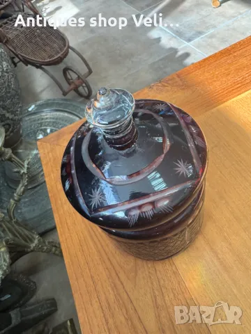 Кристална захарница Bohemia №6659 , снимка 4 - Антикварни и старинни предмети - 49643955