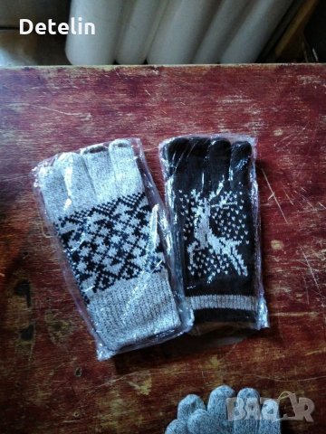 Плетени зимни ръкавици, снимка 1 - Ръкавици - 30515008