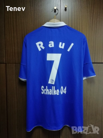 Schalke 04 Raul Adidas оригинална тениска фланелка Раул Шалке екип