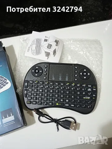 Безжична мини клавиатура , снимка 2 - Клавиатури и мишки - 56445285