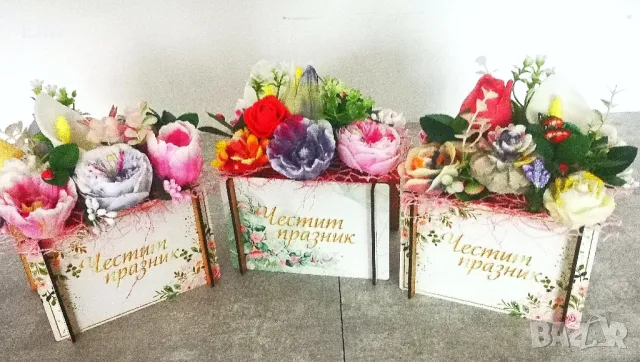 Налични сапунени букети , снимка 7 - Романтични подаръци - 43924040