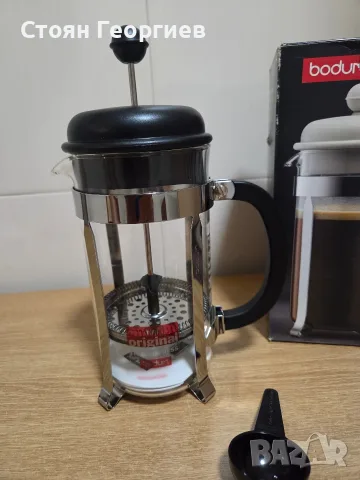 Френска преса за кафе Bodum Caffettiera с вместимост 1 литър (8 чаши), снимка 2 - Кафемашини - 55826063
