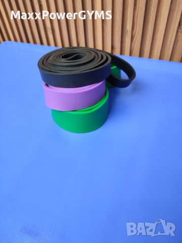 Чисто нови силови ленти - ластик за фитнес, снимка 3 - Фитнес уреди - 44371015