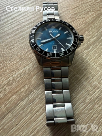 мъжки метален часовник Hugo Boss 100 meters deep ocean bracelet de montre HB-271-1-27-2806 / HB15132, снимка 7 - Мъжки - 52028473