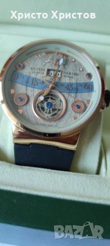 Мъжки луксозен часовник Ulysse Nardin Lelocle Suisse Marine Chronometer , снимка 2 - Мъжки - 36909763