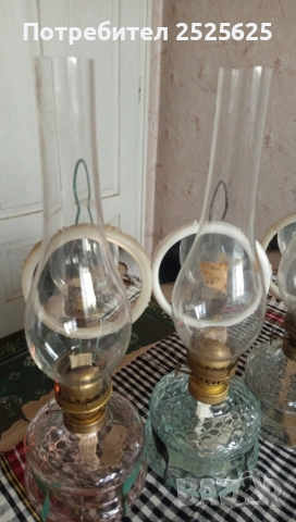 Стари газени лампи - номер 8, 4 броя, снимка 5 - Декорация за дома - 41911926