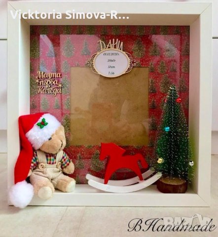 3Д детски коледни рамки, снимка 5 - Декорация за дома - 34243023