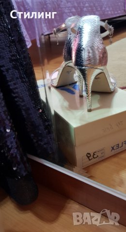 Страхотен комплект/Рокля +обувки +чанта , снимка 5 - Рокли - 37628816