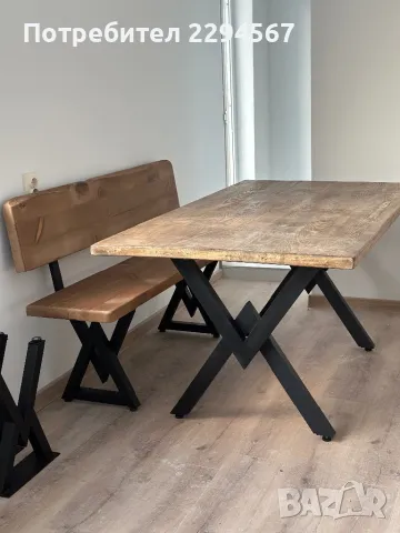 Маси и пейки от масив , снимка 3 - Маси - 49216994