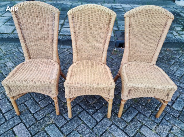 Ратанови столове внос Холандия, снимка 5 - Столове - 33986819