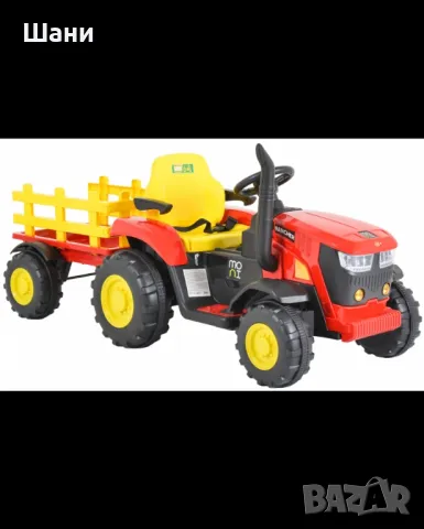 Акумулаторен трактор Moni - Rancher, червен

