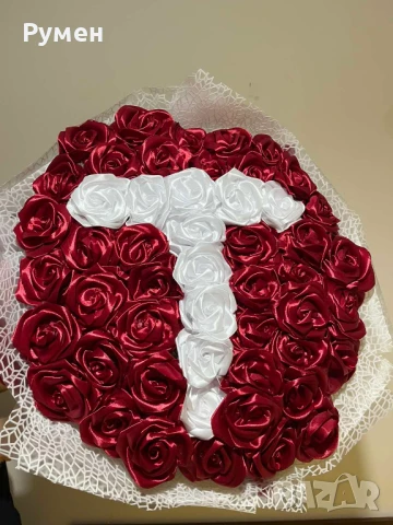 Букети от вечни рози (сатенени рози)., снимка 12 - Подаръци за жени - 46401681
