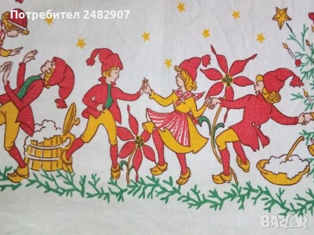 Малка Коледна покривка, снимка 7 - Покривки за маси - 49230698