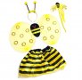 2878 Парти детски костюм Пчеличка сет от 4 части – пола криле пръчица диадема, снимка 7