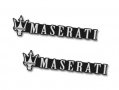 Нови алуминиеви емблеми ”MASERATI” - 35 мм. / 8 мм., снимка 1 - Аксесоари и консумативи - 40054425