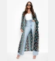 Boohoo ново кимоно плажно парео с флорален принт, снимка 16