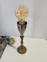 Бронзова настолна лампа ретро, снимка 4