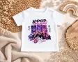 Детски памучни тениски K-Pop Demon Huntrix, снимка 2