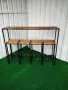 Бар столове и бар маса от дърво и метал за заведения и дома масив ръчна изработка , снимка 8