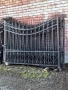 оградни пана ковано желязо масивни ;портал / колони / фенери, снимка 1