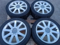 Лети джанти 17ки 5х112 Audi + летни гуми 235/45/17 Continental, снимка 2