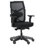 Ергономичен стол FREDO E - черен, снимка 1 - Столове - 40570111