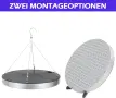 Преносим домашен солариум – Кръгла LED лампа за лице и тяло (50W, 460 nm), снимка 3