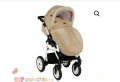 Детска комбинирана количка Lorelli Kara 3 в 1 Бежова, снимка 9