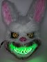 Led светещ заек маска Halloween , снимка 1 - Декорация за дома - 38447189
