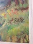 авторска картина пейзаж върху фазер 6/2, снимка 4