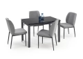  Трапезен комплект ДЖАСПЪР маса 110x70 с 4 стола, снимка 1