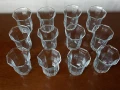 Комплект от 12 стъклени чаши за ракия и др., снимка 1