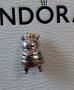Pandora-оригинален нов сребърен талисман +14к.злато,пчеличка, снимка 2