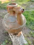 Стар голям глинен оцетник,крондир, снимка 10